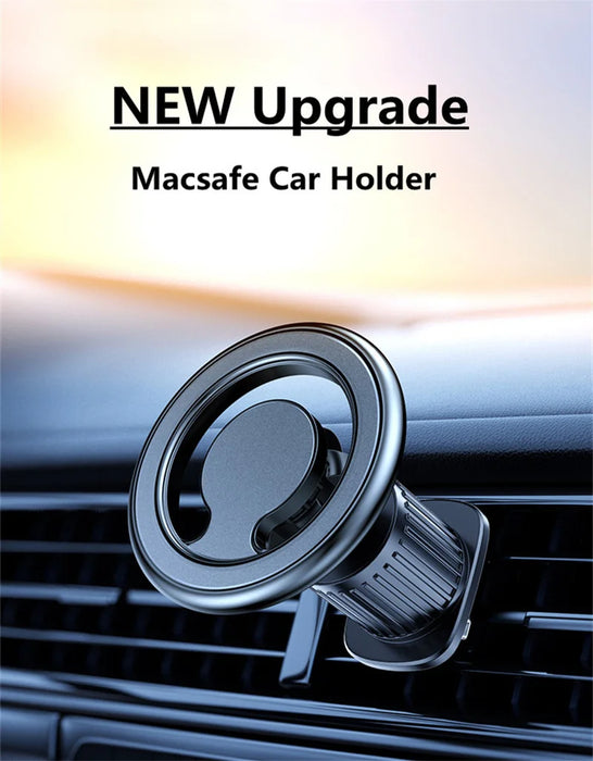 Soporte magnético para teléfono de coche para GPS, soporte móvil para Macsafe iPhone 15 14 13 12, Samsung y Xiaomi