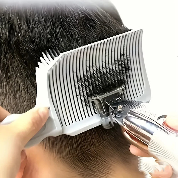 Peine profesional para peluquería, peine para cortar cabello con parte superior plana para hombres, cepillo resistente al calor para herramientas de estilismo de salón