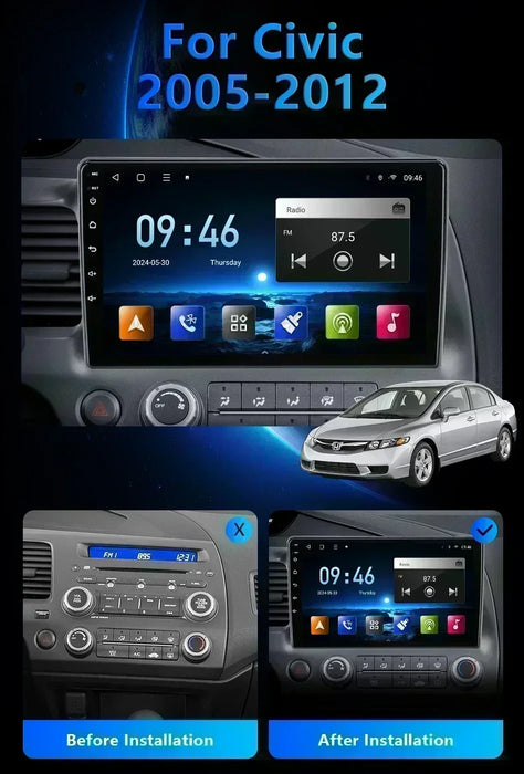 BOSSCAR sans fil GPS FM autoradio 2Din Android Carplay universel 7 "9" 10 "écran tactile multimédia lecteur vidéo MP5 MP4 autoradio