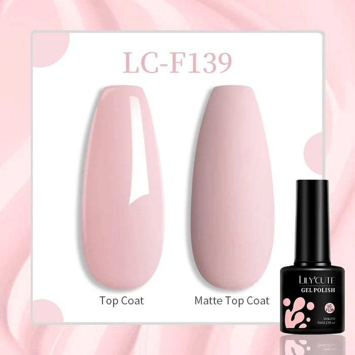 LILYCUTE 129 Farben 7 ml Nagel-Gel-Nagellack – semi-permanente Nagelkunst und Maniküre mit Soak-Off-LED-UV-Gel-Nagellack