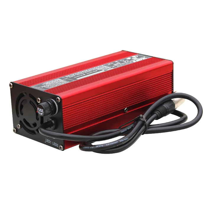 Chargeur de batterie lithium-ion 29,4 V 15 A – Compatible avec les batteries Li-ion 24 V et 29,5 V 7S, idéal pour les voiturettes de golf et les outils électriques