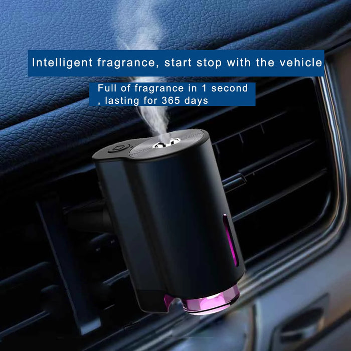 Ventilateur aromatique pour bouches d'aération de voiture - Spray parfumé et huiles essentielles pour une expérience de voiture fraîche