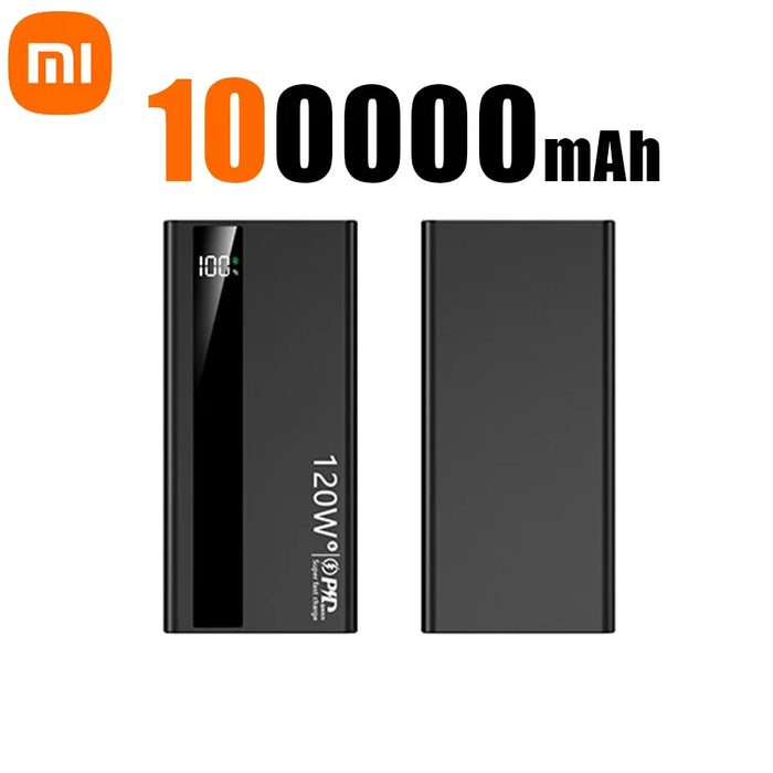 Xiaomi-Banco de energía de 200000mAh, 120W, carga súper rápida, pantalla Digital de alta capacidad, para iPhone, Samsung, Huawei