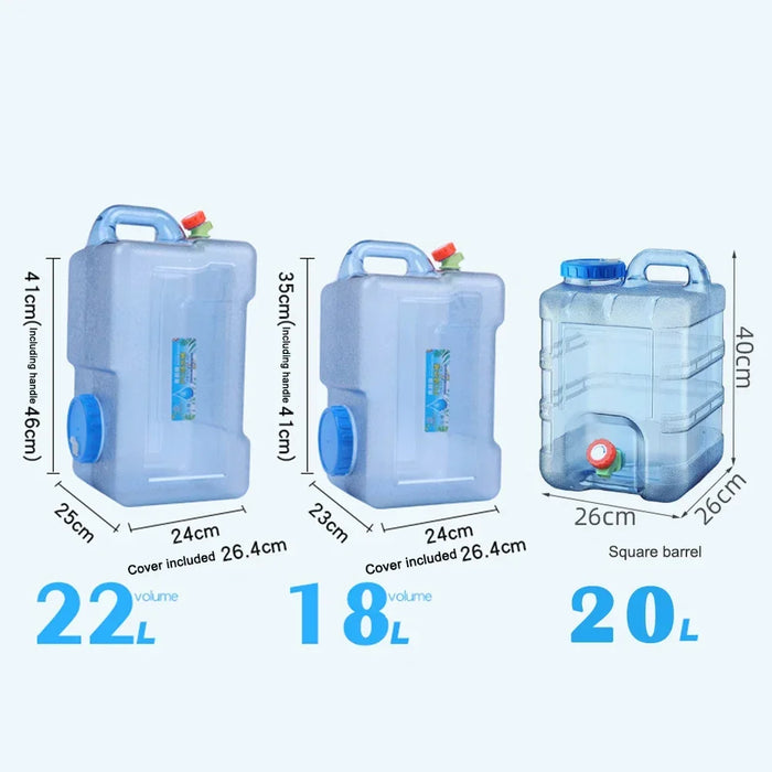 Tragbarer Wassertank für Camping – Outdoor-PC-Wassertank für Auto und Outdoor