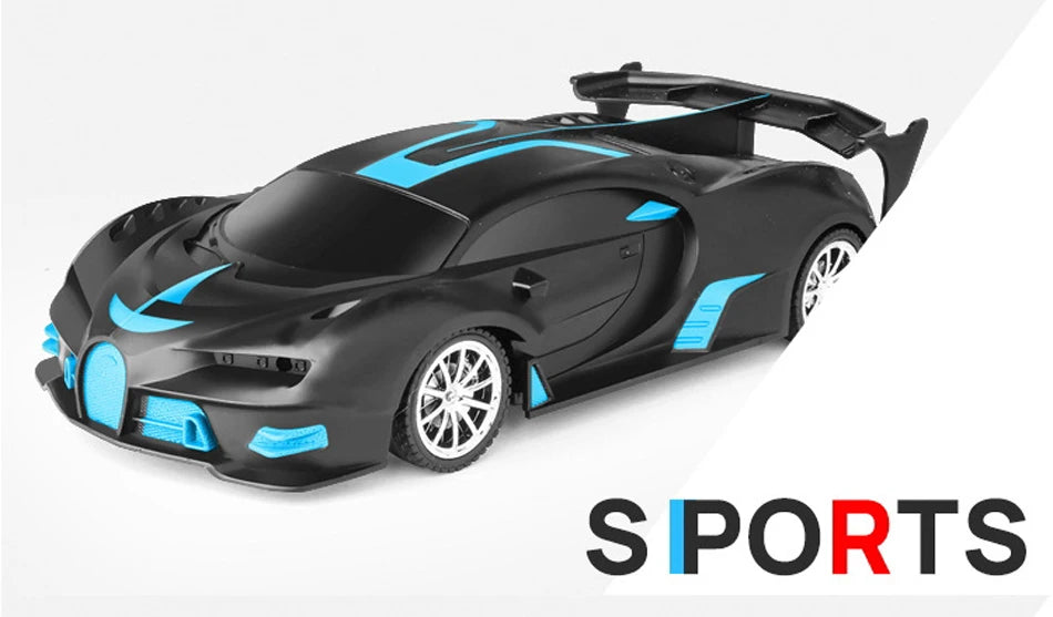 Voiture de sport radiocommandée pleine de vitesse avec lumières LED pour une expérience de course ultime