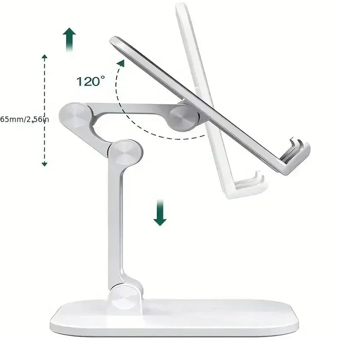 Soporte plegable de escritorio para teléfono móvil, soporte portátil para iPad, iPhone 15, 14, teléfono inteligente, tableta, escritorio, teléfono móvil