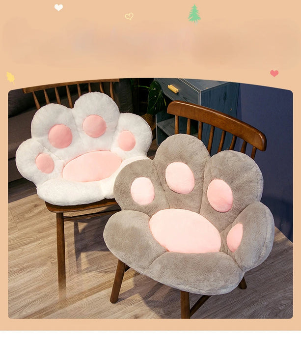 Pouf pied de chat pour des moments élégants - Coussin d'assise doux et charmant