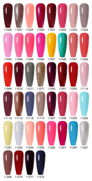 NAILCO 15ml Serie Negra Esmalte de uñas en gel 333 colores Azul UVLED Laca en gel Rojo desnudo Soak Off Semi permanente UV Laca en gel para uñas