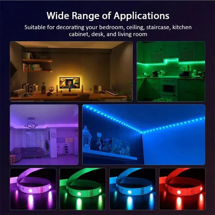 USB Bluetooth LED Streifen Lichter RGB 5050 1M-30M Infrarot Steuerung Dekoration für Wohnzimmer Beleuchtung Lampen