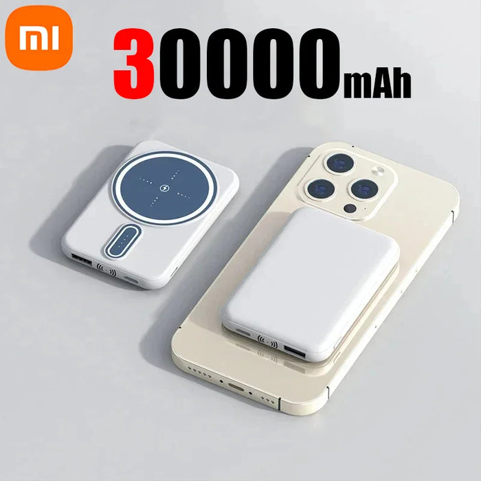 Cargador rápido inalámbrico magnético del banco de energía Xiaomi 50000mAh para iPhone, Huawei y Samsung