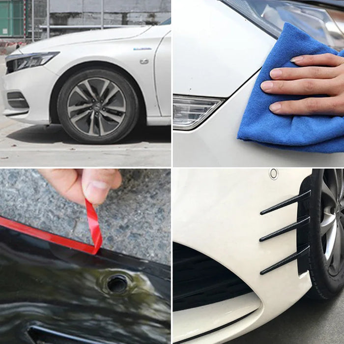 Auto-Styling mit Sharkgälls-Panels – 22,5 cm Antikollisionsaufkleber für die Außenseite des Autos