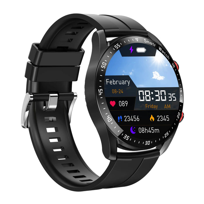 Nuevo reloj inteligente ECG+PPG 2023 con Bluetooth, llamadas y reproductor de música para hombres - Reloj inteligente de lujo resistente al agua para Android e iOS