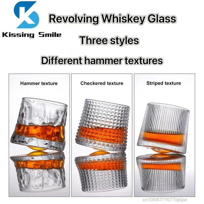 Verres à whisky créatifs et durables avec design tourbillonnant pour cocktails, vin, brandy et plus encore – Parfaits pour les fêtes et la détente.