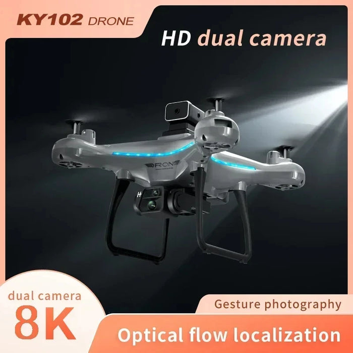 Xiaomi KY102 Drohne 8K HD Professionelle Doppelkamera-Luftbildfotografie mit Hindernisvermeidung und optischem Fluss Vierachsige RC-Drohne