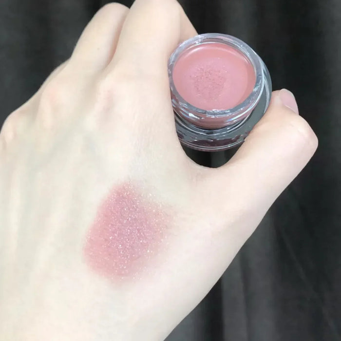 Matte Nude-Lidschatten-Creme, wasserfest, seidig glatt, Lidschatten-Grundierung, Pigment, rosa, braunes Augen-Make-up, langanhaltendes Monochrom-Pfirsich