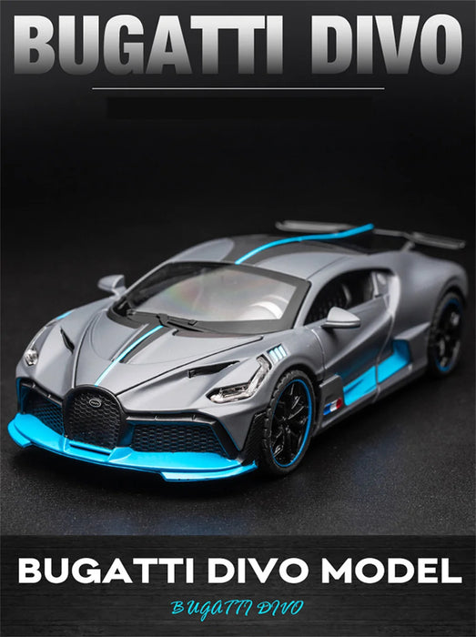 Modèle de jouet Bugatti Divo - Voiture de haute qualité avec lumière et son