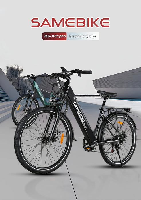 Bicicleta eléctrica con motor de alta potencia de 500W, batería de litio de 36V15AH para viajes por la ciudad, bicicleta eléctrica con marco de aluminio de 27,5 pulgadas