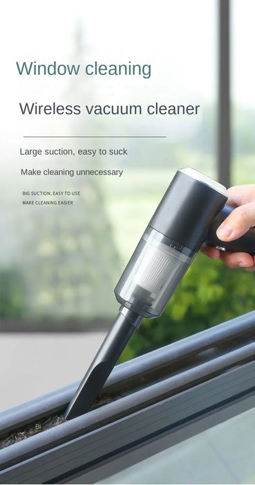 Portable Car Vacuum Cleaner Mini Dust Collector For Dry And Wet, Wireless Handheld Cleaning Device For Home And Car