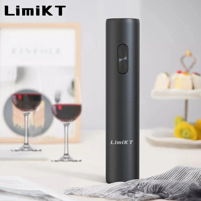 LimiKT Ouvre-bouteille de vin électrique – Ouvre-bouteille de vin simple et alimenté par batterie