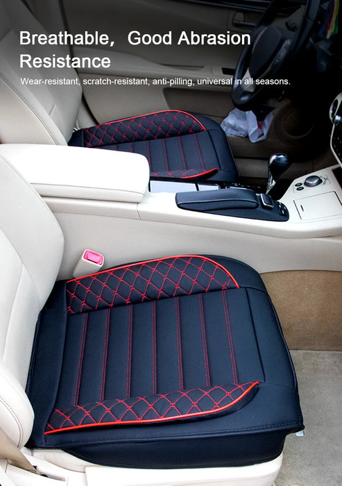 Funda para asiento de automóvil de alta calidad: cuero PU impermeable integral con ajuste universal para asientos de automóvil y accesorios para automóvil