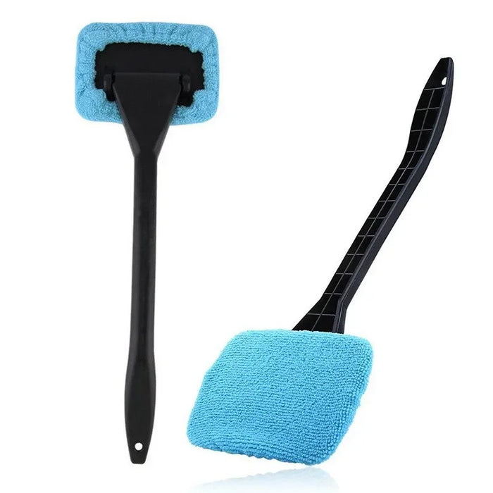 Outil de nettoyage de pare-brise à long manche, brosse de nettoyage de vitres efficace pour voiture et maison