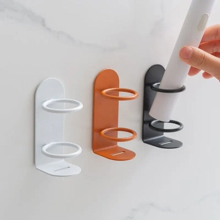 Porte-brosse à dents avec dentifrice, rasoir et distributeur pour montage mural - Accessoires de salle de bain