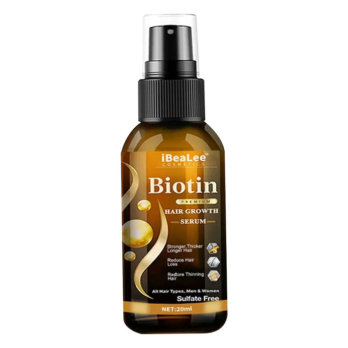 Productos para el crecimiento del cabello con biotina: cuidado del cabello de rápido crecimiento, aceites esenciales y spray anticaída para hombres y mujeres