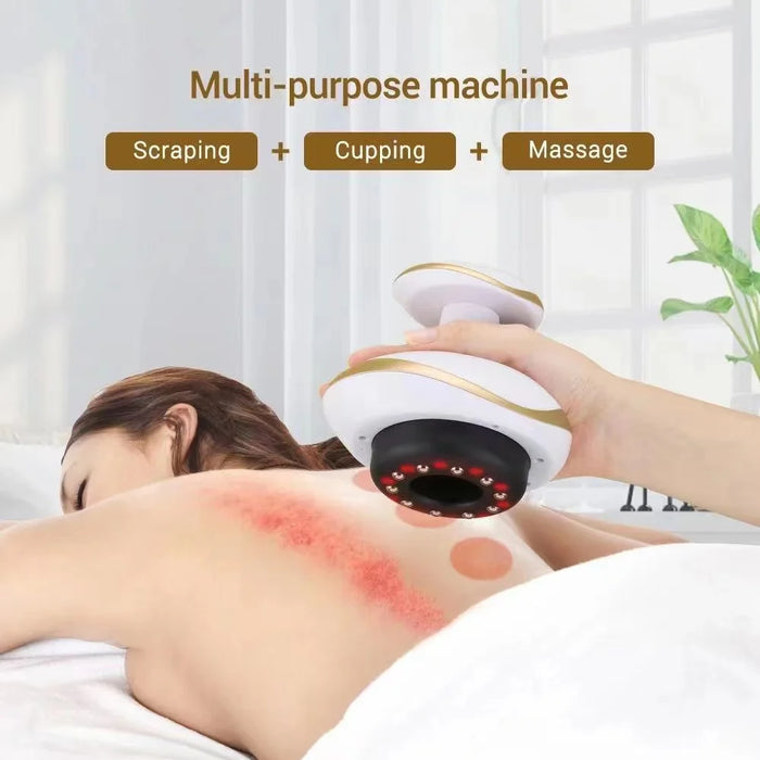 Masseur électrique Guasha pour la maison, avec ventouses et chaleur, masseur corporel Anti-cellulite