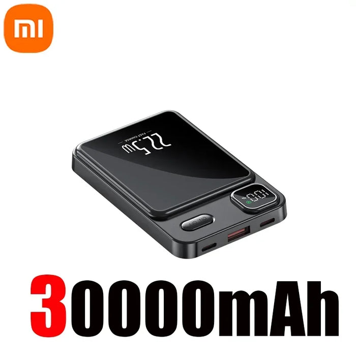 Xiaomi-cargador inalámbrico magnético de 50000mAh, batería externa Magsafe, batería externa de carga rápida para Android, iPhone 15 y 16