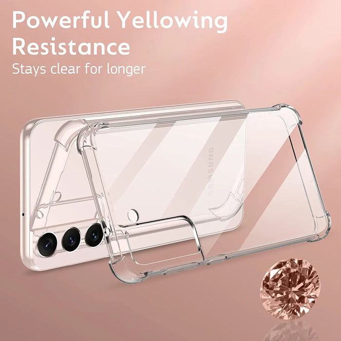 Transparent Soft Case For Samsung Galaxy S20 FE S21 S22 S23 Ultra S9 S10 Plus S10E Shockproof Case For Note 9 10 20 Back Cover