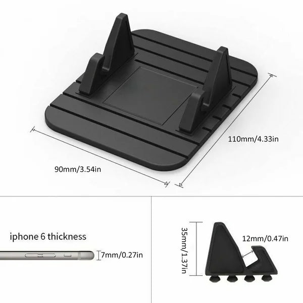 Rutschfeste Auto-Silikon-Halterung, Matte, Armaturenbrett-Ständer, Halterung für Original-Samsung-Handys, Mini Cooper F56, Jeep Patriot