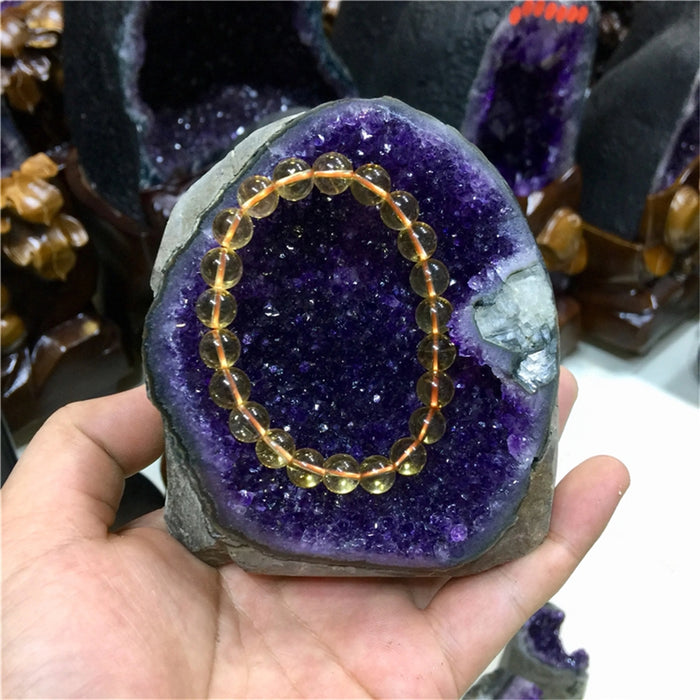 Premium AAA+ Amethyst-Geoden-Cluster für Heim- und Bürodekoration – Naturstein-Heilgeschenk