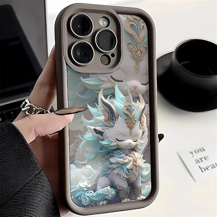 Coque pour Xiaomi Mi 13 11 12 14 Pro Lite - Dessin animé Dragon Silicone souple pour Mi 12T 13 13T Poco X5 F6 F5 M6 X6 Pro