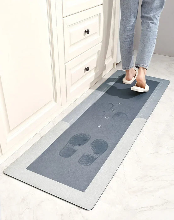 Waterproof and Non-Slip Kitchen Mat - Absorbent, Dryable and Comfortable Step Mats for Home and Hotel