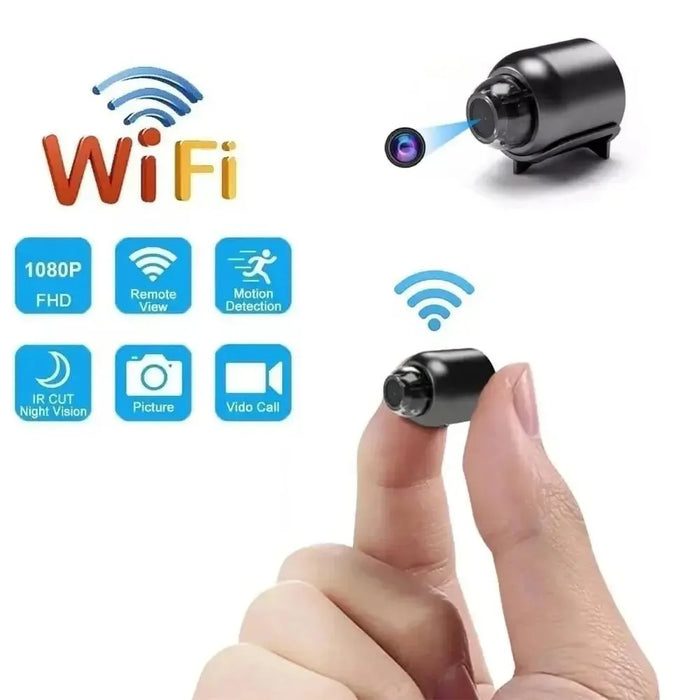 RANRZL HD1080P Mini Wireless WiFi Security Camera with Cycle Recording for Indoor and Outdoor Use