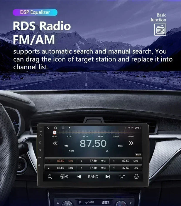 BOSSCAR sans fil GPS FM autoradio 2Din Android Carplay universel 7 "9" 10 "écran tactile multimédia lecteur vidéo MP5 MP4 autoradio