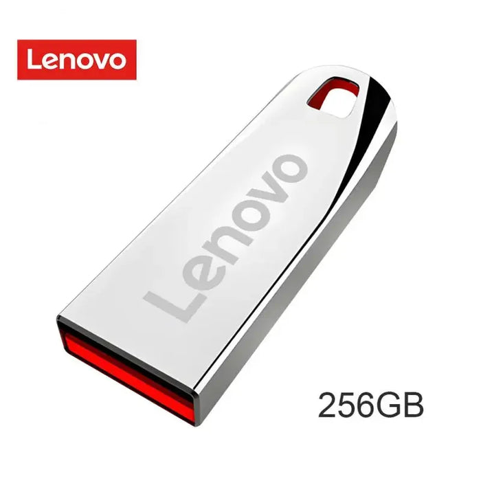 Clé USB Lenovo 3.0 en métal haute vitesse, 2 To/1 To/512 Go/128 Go, pour PC/ordinateur portable/PS4