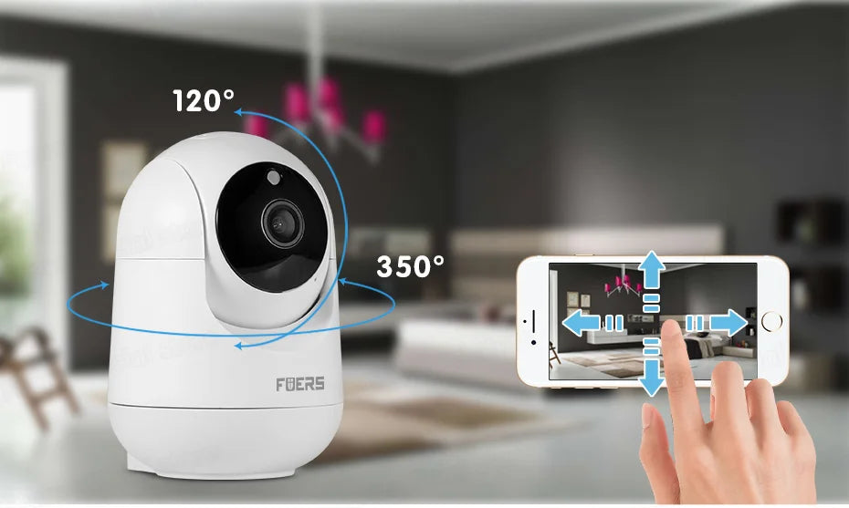 Fuers 5MP WiFi Kamera Tuya Smart Home Indoor Drahtlose IP Überwachungskamera AI Erkennung Automatische Tracking Sicherheit Baby Monitor