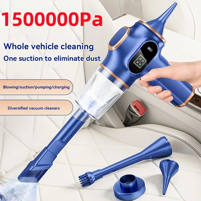 New Original 9500000Pa 5 in 1 Cordless Car Vacuum Cleaner, Portable Robot Vacuum Cleaner Handheld for Home and Car Applications