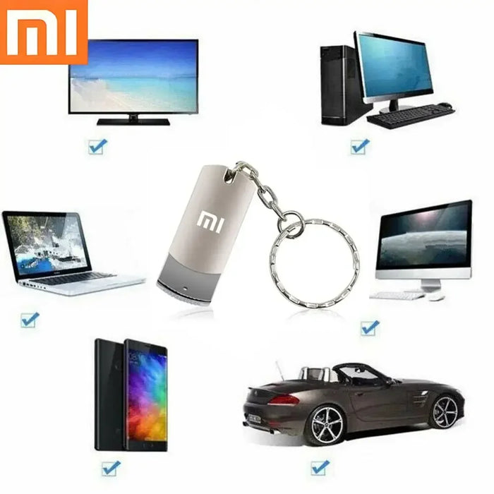 Xiaomi 2 TB Pen Drive USB-Sticks 1 TB Speicher Wasserdicht U Disk High Speed ​​USB 3.0 Datenübertragung Metall USB Memoria 512 GB