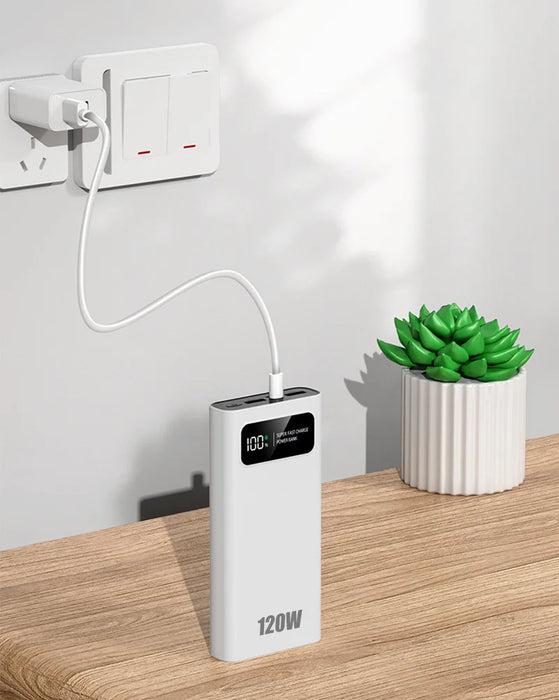 Banque d'alimentation Xiaomi 200 000 mAh 120 W avec charge ultra rapide et affichage numérique pour iPhone, Samsung et Huawei