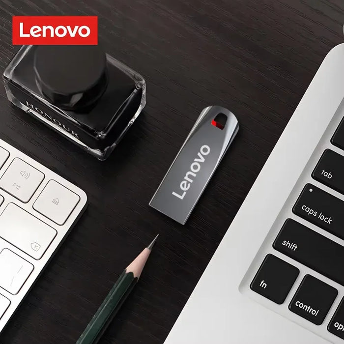 Clé USB Lenovo 3.0 en métal haute vitesse, 2 To/1 To/512 Go/128 Go, pour PC/ordinateur portable/PS4