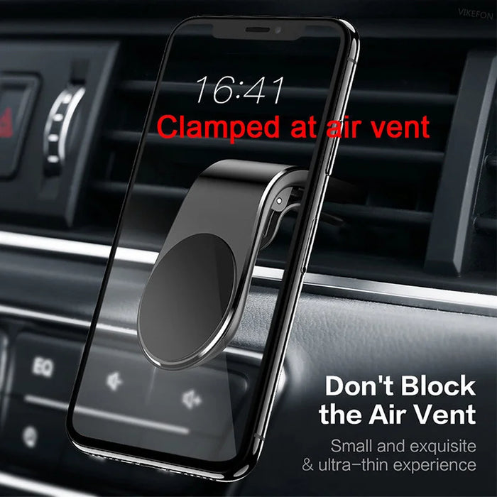 Magnetic Car Phone Holder for Air Vent - Universal Mobile Holder for iPhone, Samsung, Xiaomi