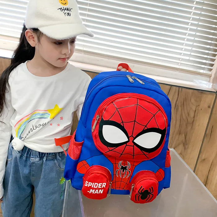 Mochilas de Spiderman, mochilas escolares de superhéroes, mochila preescolar estéreo 3D de dibujos animados, bolsa de viaje para niños, regalo