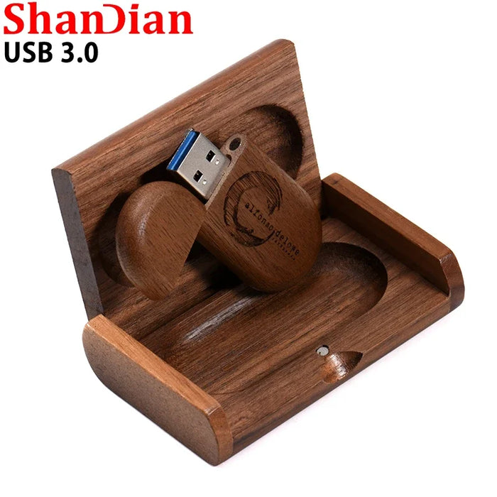 Coffret cadeau de mariage clé USB 3.0 Logo gratuit clé USB en bois clé USB haute vitesse 64GB/32GB/16GB/8GB/4GB capacité réelle