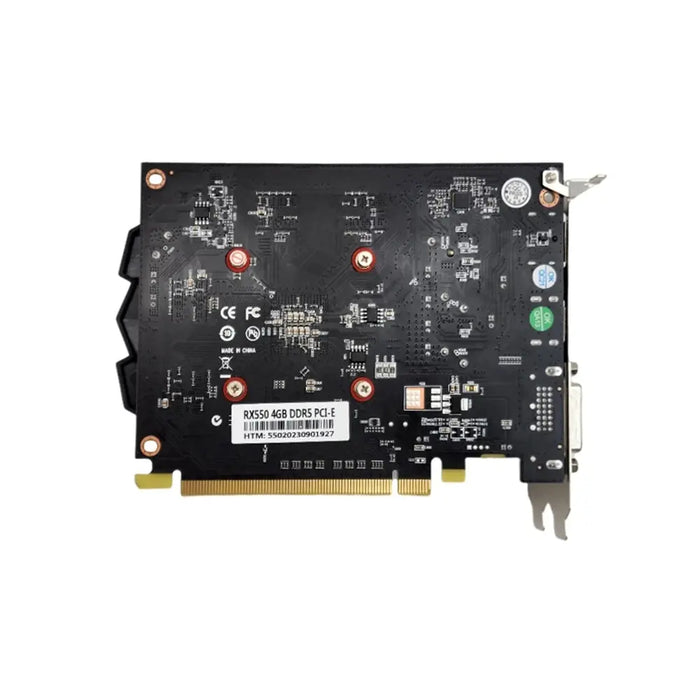 Tarjeta gráfica SOYO AMD GPU Radeon RX 550 4G GDDR5 128Bit 14nm tarjeta de juego de ordenador para PC RX550 PCI-E 3,0 nueva