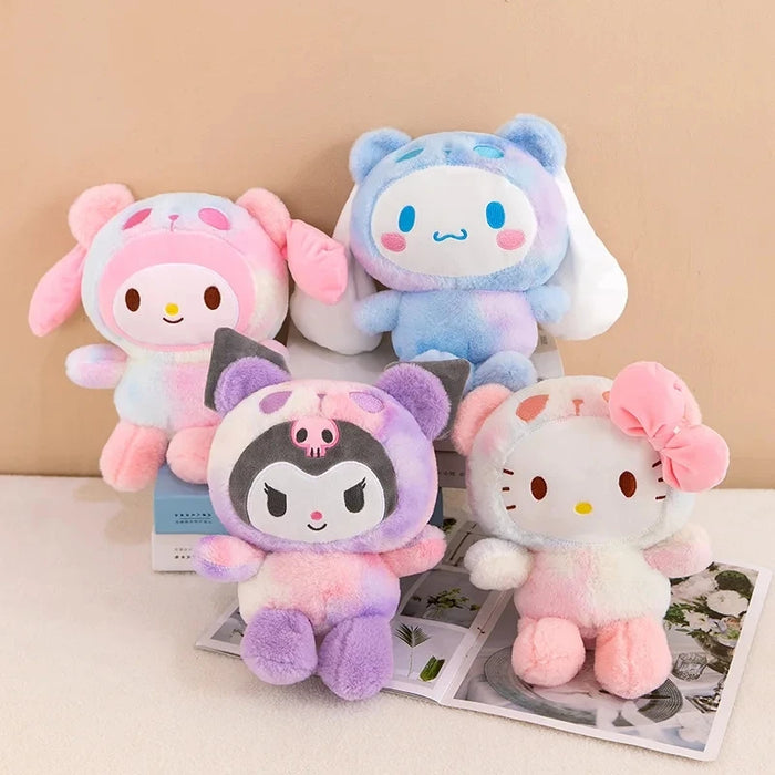 Sanrio 25Cm Anime Kuromid juguetes Kawaii Mymelody Cinnamoroll peluche suave Animal relleno muñeca almohada regalo de Navidad Decoración