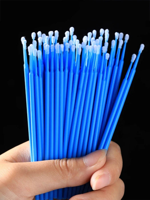 100pcs Disposable Micro Brushes for Car Paint - Perfect for Detail Work and Precision Repairs