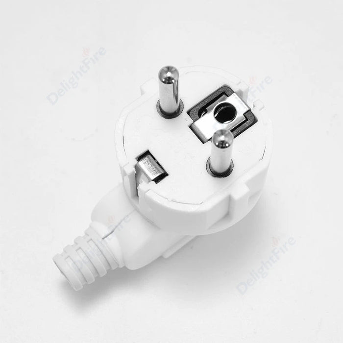 Adaptateur Schuko reconstructible avec prise EU, connexion par câble d'alimentation secteur et convertisseur européen