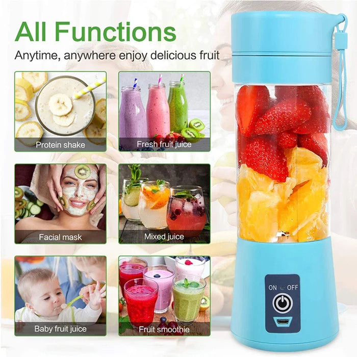 Mixeur USB rechargeable pour smoothies - Mini presse-agrumes automatique pour la cuisine et les repas